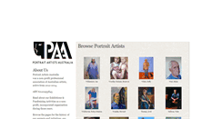 Desktop Screenshot of portraitartistsaustralia.com.au